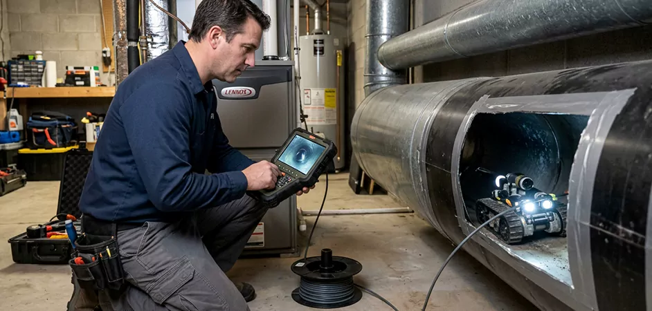Robotic Duct Inspection in Brick Township, NJ