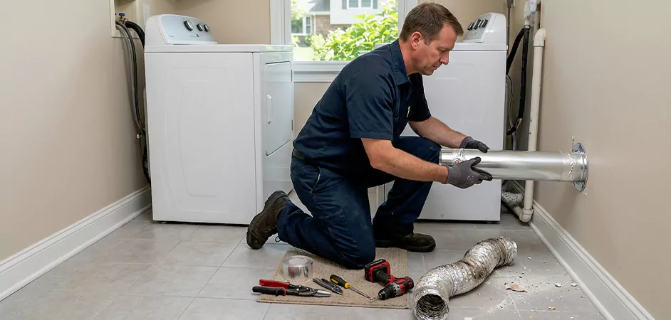 Dryer Vent Replacement in Brick Township