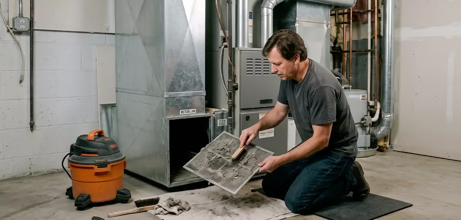 Dryer Lint Trap Maintenance in Brick Township