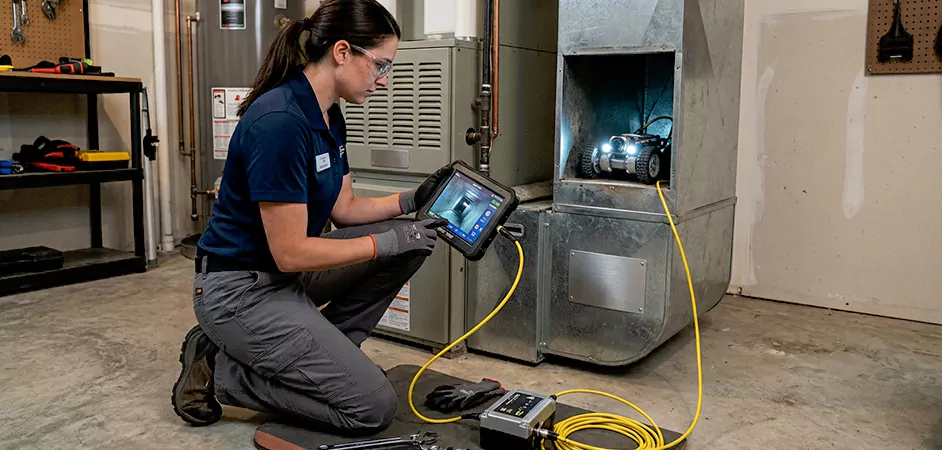 Robotic Duct Inspection in Brick Township