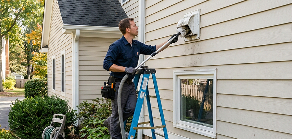 Exterior Vent Cap Cleaning in Brick Township